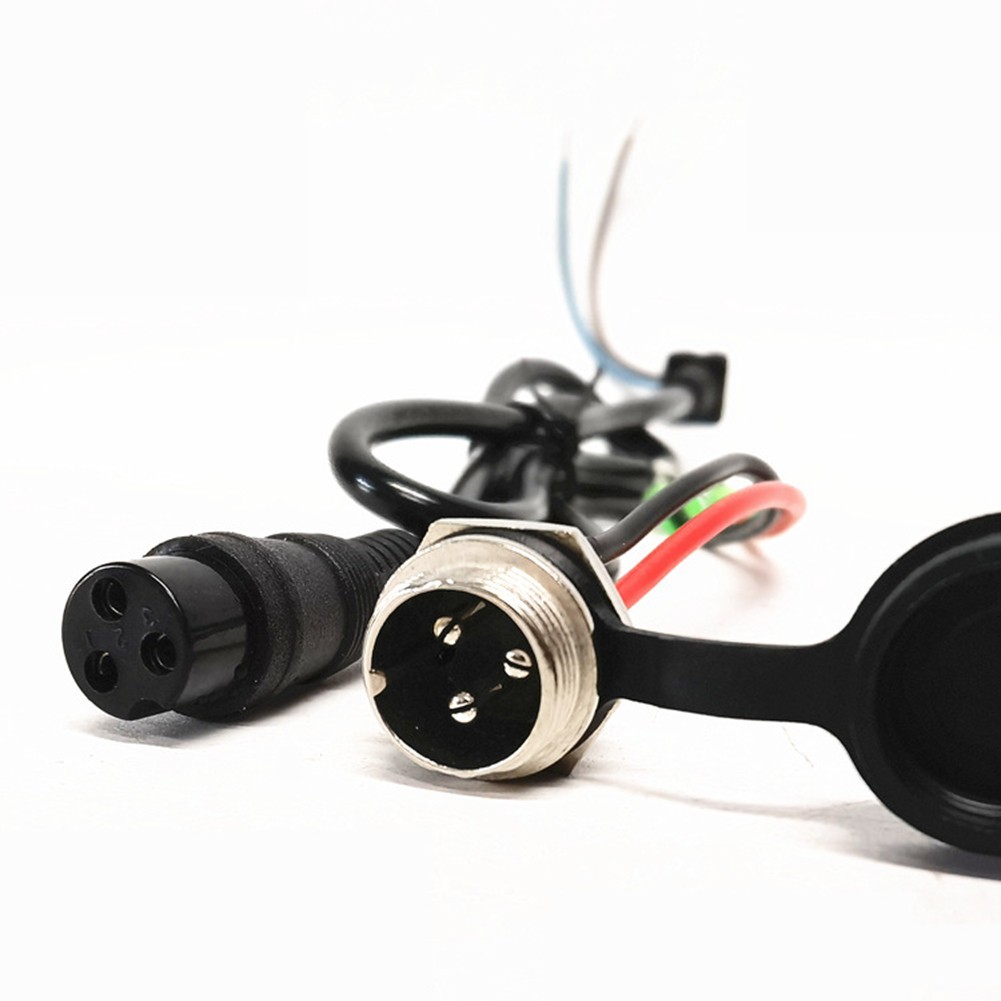 แบตเตอรี่ Charger Port 3 Pin Inline Connector Jack Socket สกู๊ตเตอร์ ...