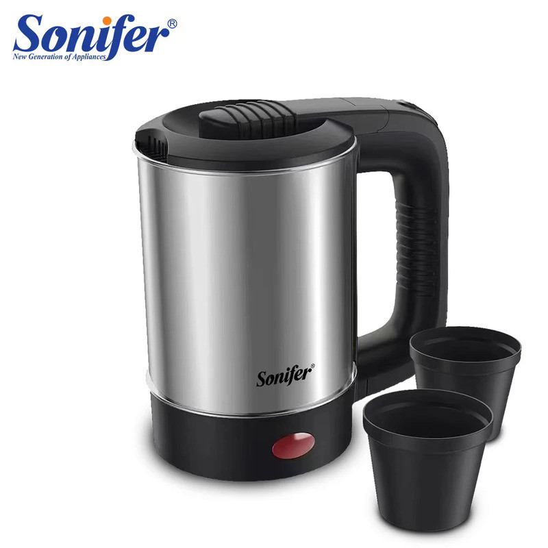 0.5L Mini Electric Kettle Tea Coffee Stainless Steel 600W Portable