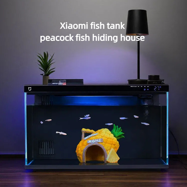 Xiaomi Fish Tank เสี่ยวหมี่ ตู้ปลาเครื่องประดับภูมิทัศน์ซ่อนบ้านมินิปลา ...