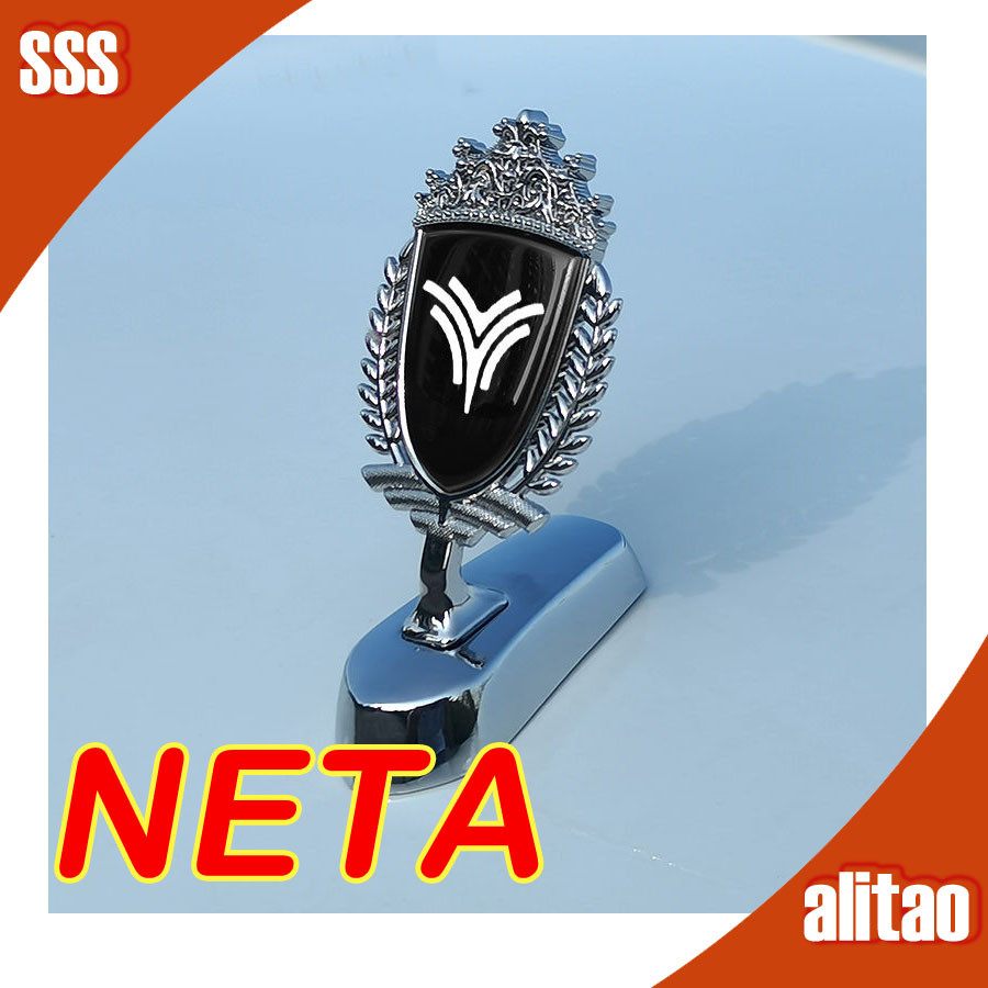 [พร้อม] Neta V การปรับเปลี่ยนโลโก้สามมิติ Neta x/v II ฝากระโปรงหน้าโลหะ ...