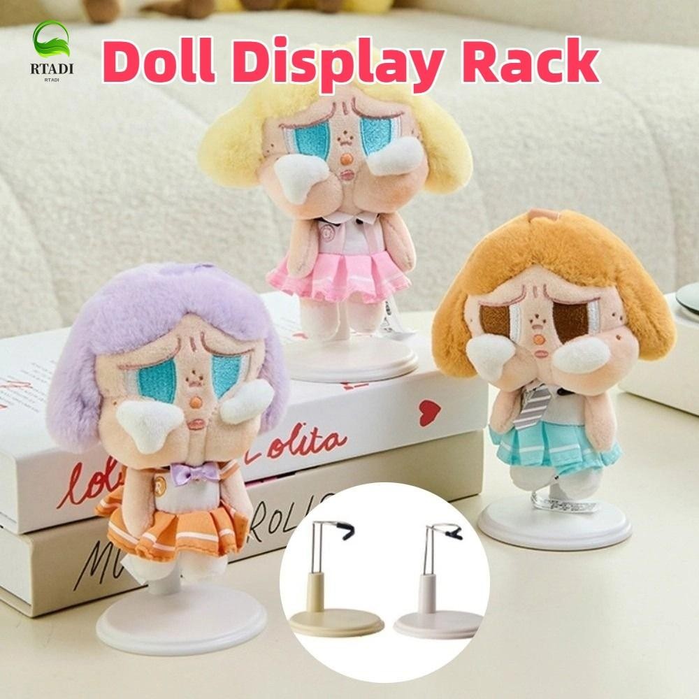 RTADI 6 ชิ้น Labubu Display Rack, โลหะรองรับป้องกัน Tilting Labubu ...