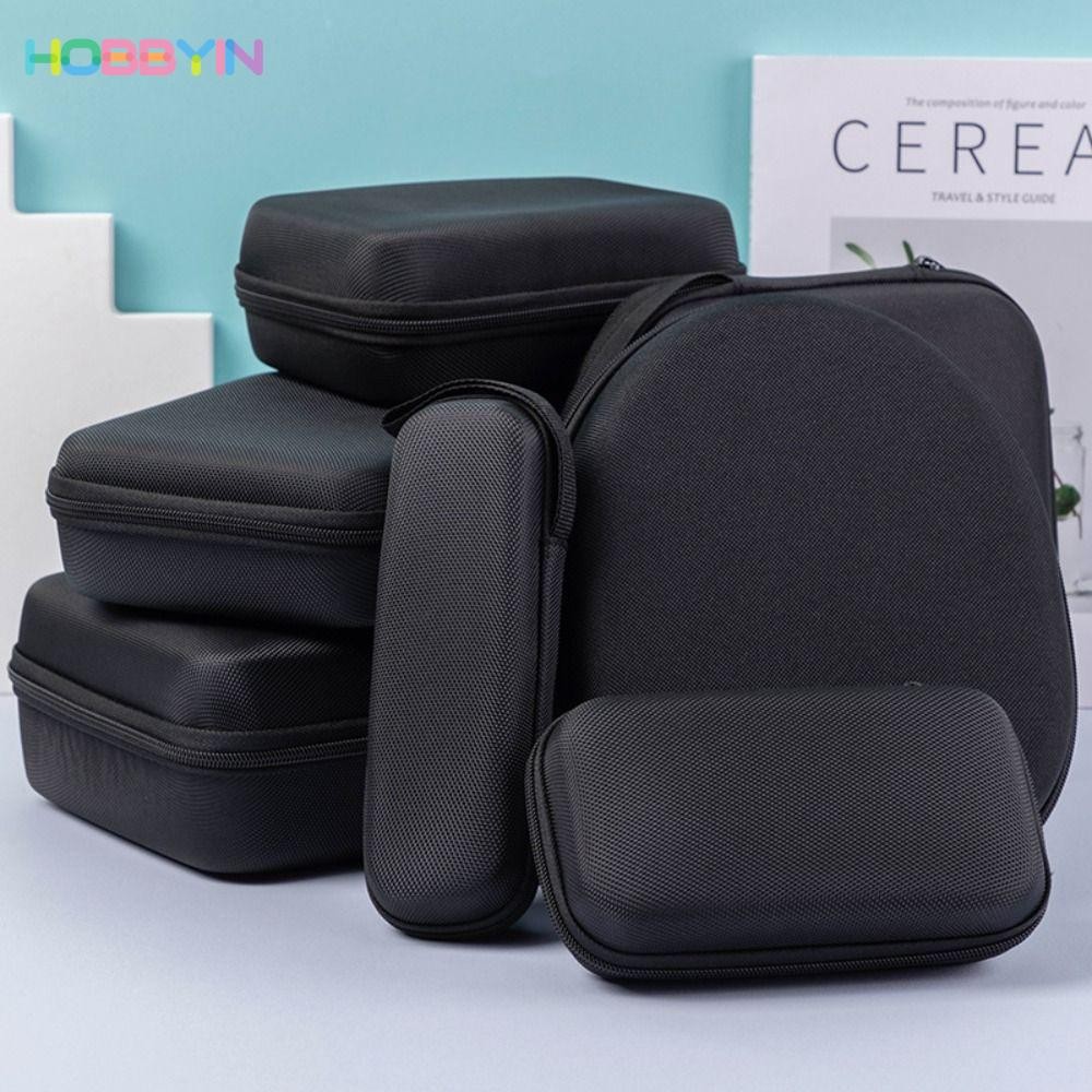 HOBBYIN Data Cable Storage Bag, EVA Fall Protection Headphone Pocuh ...