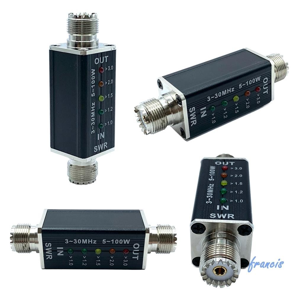 5led SWR Meter M พอร์ตหญิง Mini SWR Meter คลื่นสั้นยืน Waves ตัวบ่งชี้ ...