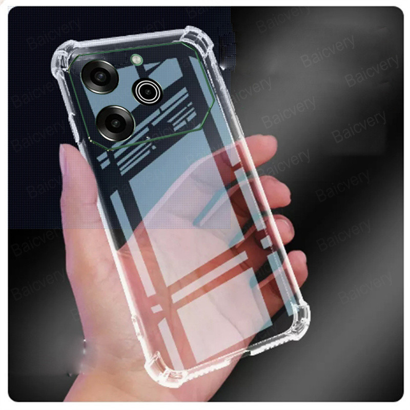 Tecno POVA 6 Neo Pro Pova6 Case คุณภาพสูงใส TPU Silicon ฝาครอบป้องกัน ...