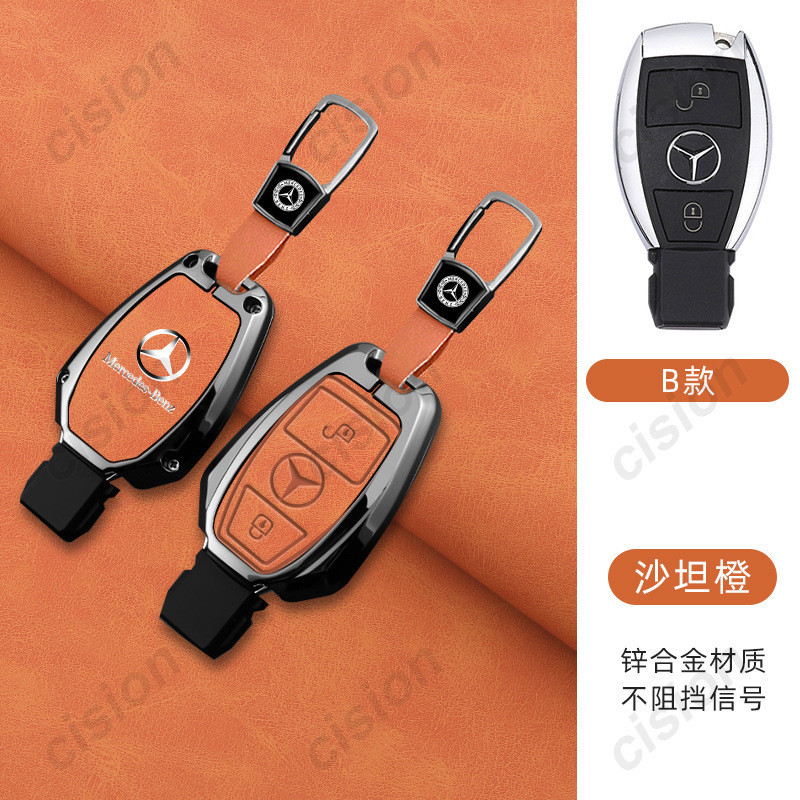 สังกะสีอัลลอยด์ Goatskin ของแท้หนังสมาร์ท Keyless Remote Fob Shell ...