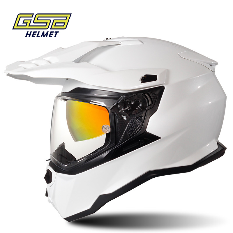 หมวกกันน็อคแรลลี่ออฟโรด GSB XP-22 พร้อมกระจกคู่ | Shopee Thailand