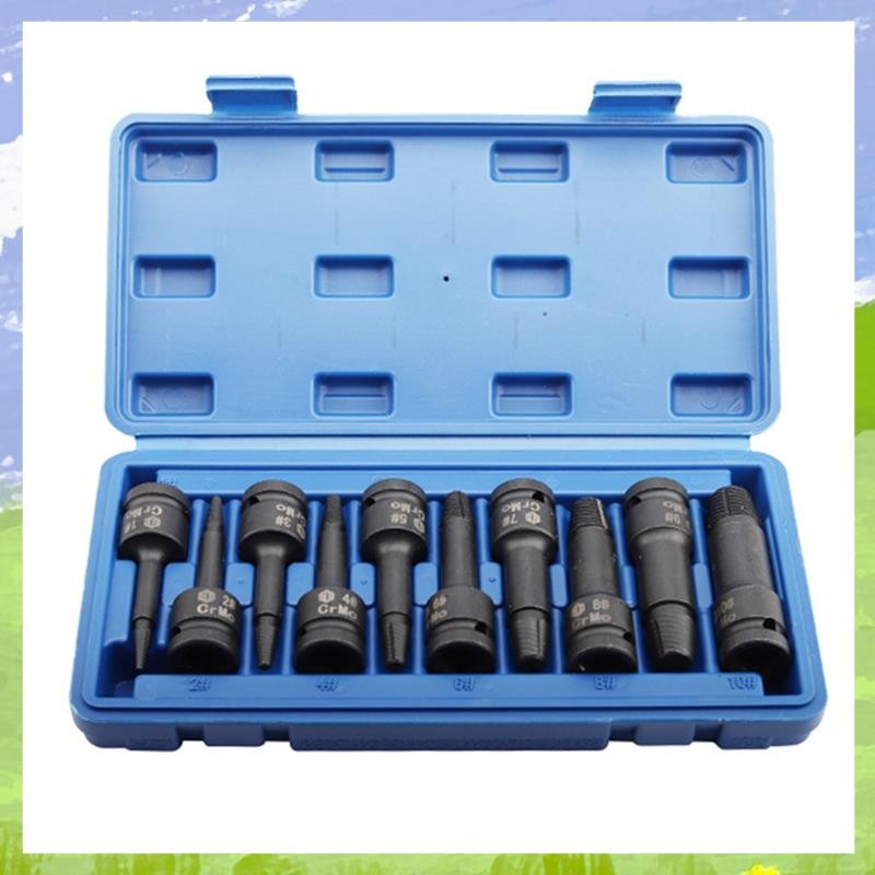 10PCS ประแจ Break Wire Extractor สกรู Extractor สกรู Stud Extractor ...