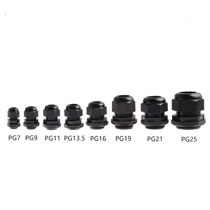 IP68 PG7 PG9 PG11 PG13.5 PG16 PG21 PG25 PG29 PG36 สายCE สีดำไนลอนกันน้ำ ...