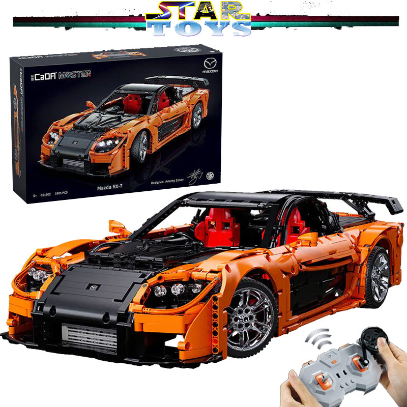 1:8 Technic Fast and Furious Hans Mazda RX7 Building รุ่นรถ,Supercar ...