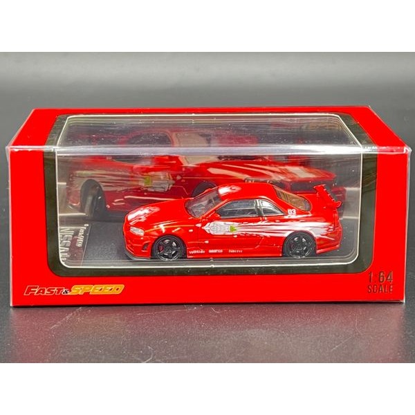 Fast Speed FS 1:64 Skyline GT-R R34 FNF Red Livery | Shopee Thailand