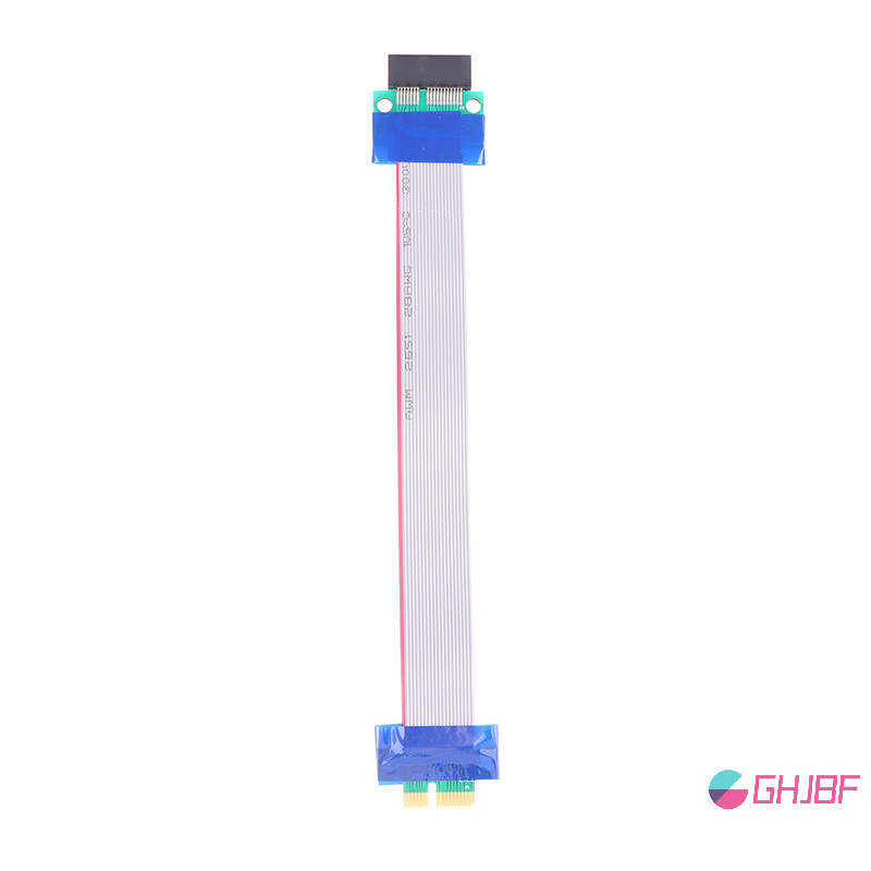 Ghjbf] PCI Expresoding1 PCI E Riser Card Extender Extension Ribbon ...