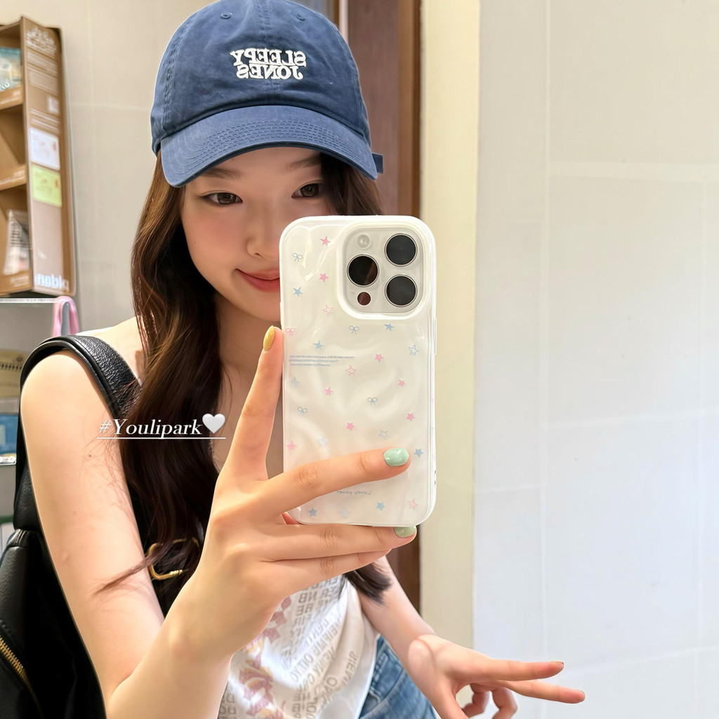 เคสไอโฟน13 โรแมนติกดาวโบว์ผูกนุ่ม สำหรับ IPhone 16 15 11 14 12 13 Pro Max 16 14 8 7 6 15 Plus 13 16 14 12 15 Pro XS XR - 5