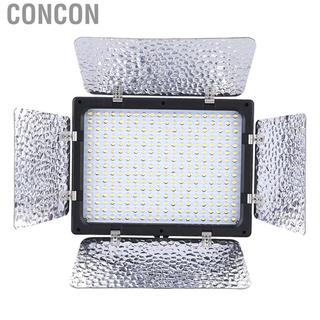 Concon การถ่ายภาพวิดีโอ Concon-th Light 300 LEDS 6000K แผงหลอดไฟสำหรับ ...