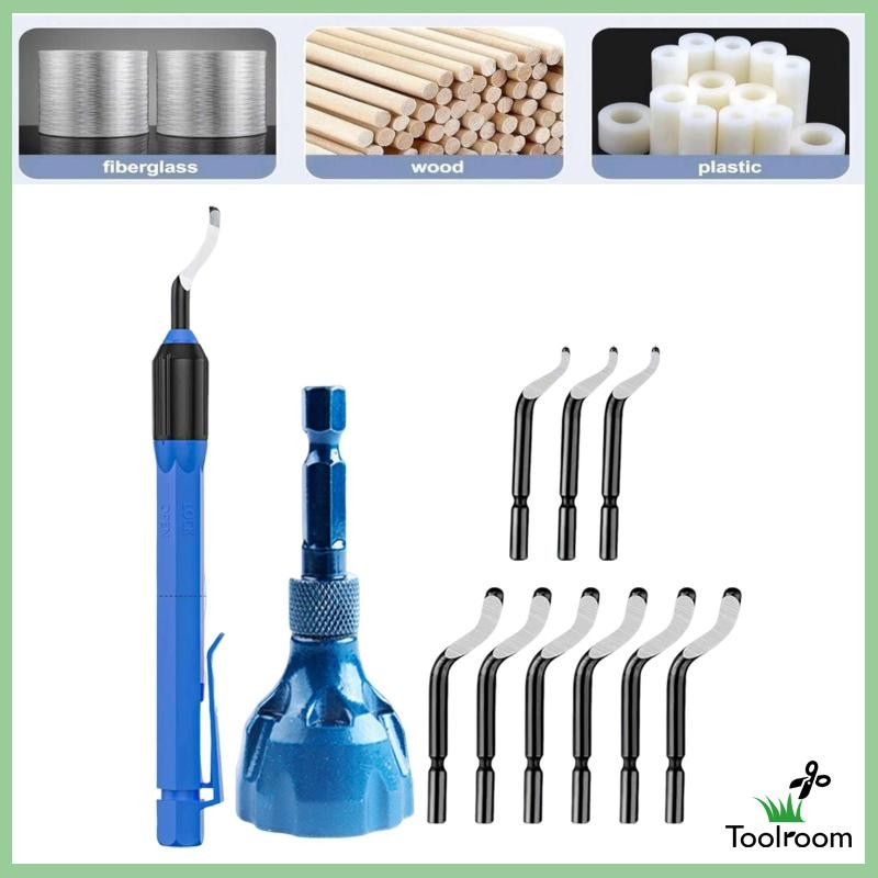 [ห้องเครื่องมือ] Deburring เครื่องมือลบมุมภายนอก Removing Burr อุปกรณ์ ...