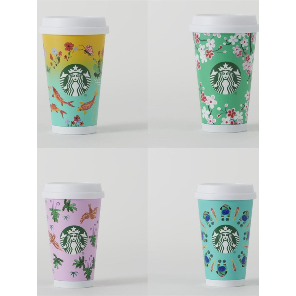 [รับประกันของแท้] Starbucks Cup 2024 Spring Pastoral Series ถ้วยสแตนเลส