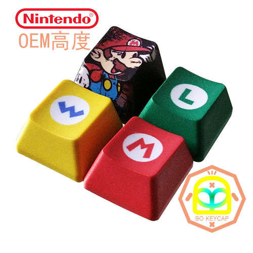 keycap anime sa keycap PBT ระเหิดห้าด้าน Nintendo Mario Keycaps OEM ...