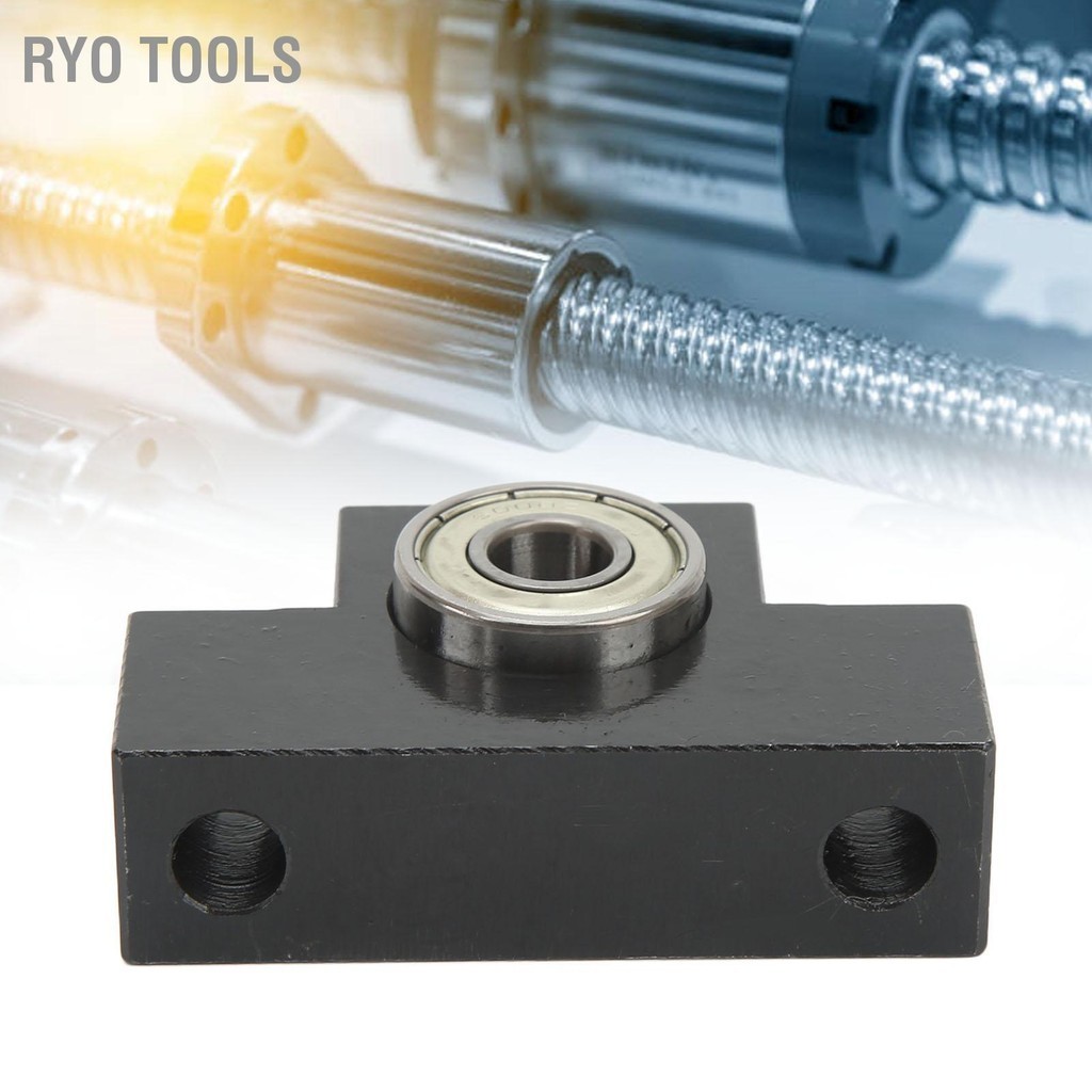 Ryo Tools EF12 บอลสกรูรองรับแบริ่งเหล็กคาร์บอนสูง Ballscrew Mount Block ...