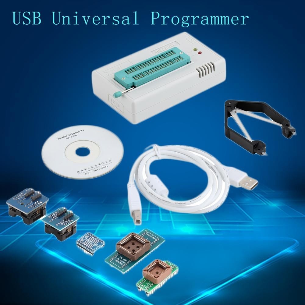 Minipro V6.1 TL866II Plus Prgrammer USB Universal Programmer + อะแดปเต ...