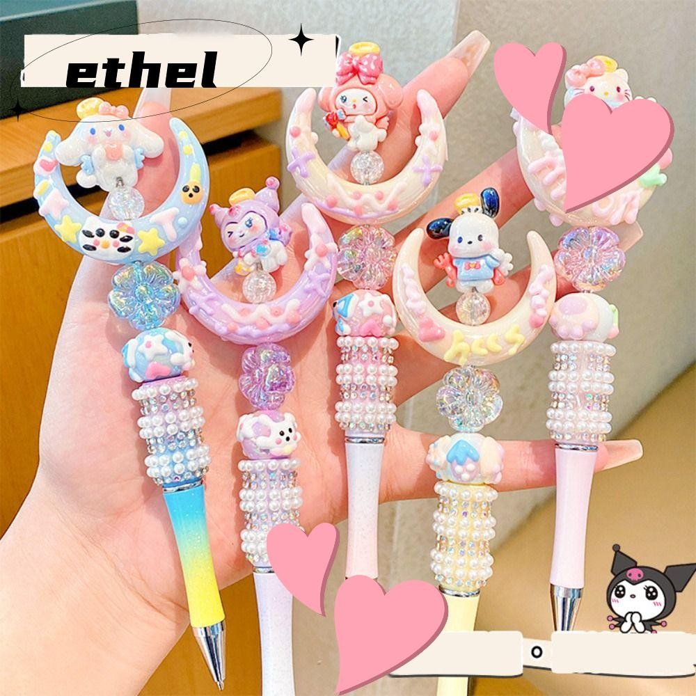 Ethel1 ปากกาลูกลื่น, Sanrio/Unicorn Writing Stationery Gel Pen, Long
