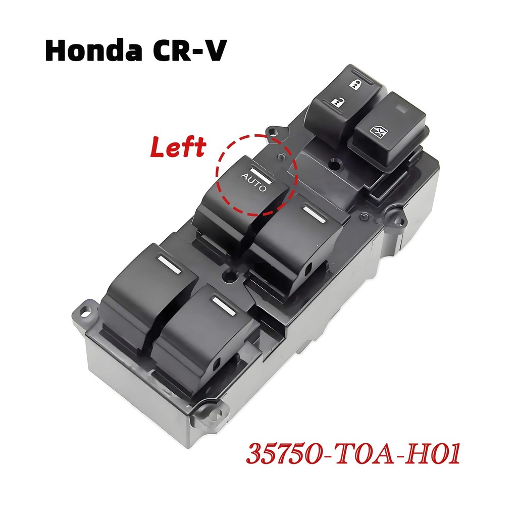 Front Left 35750-TB0-H01 Master Power Window Switch for Honda Accord 2008-2012 e