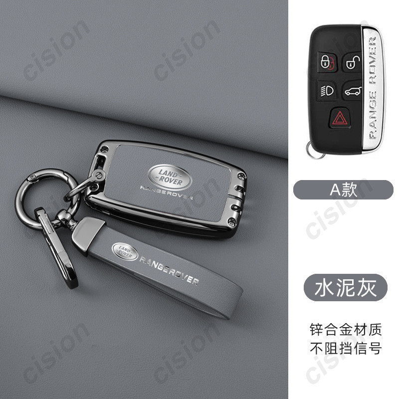 สังกะสีอัลลอยด์ Shell ฝาครอบกุญแจรถสมาร์ท Keyless Remote Fob ปุ่มหนัง ...