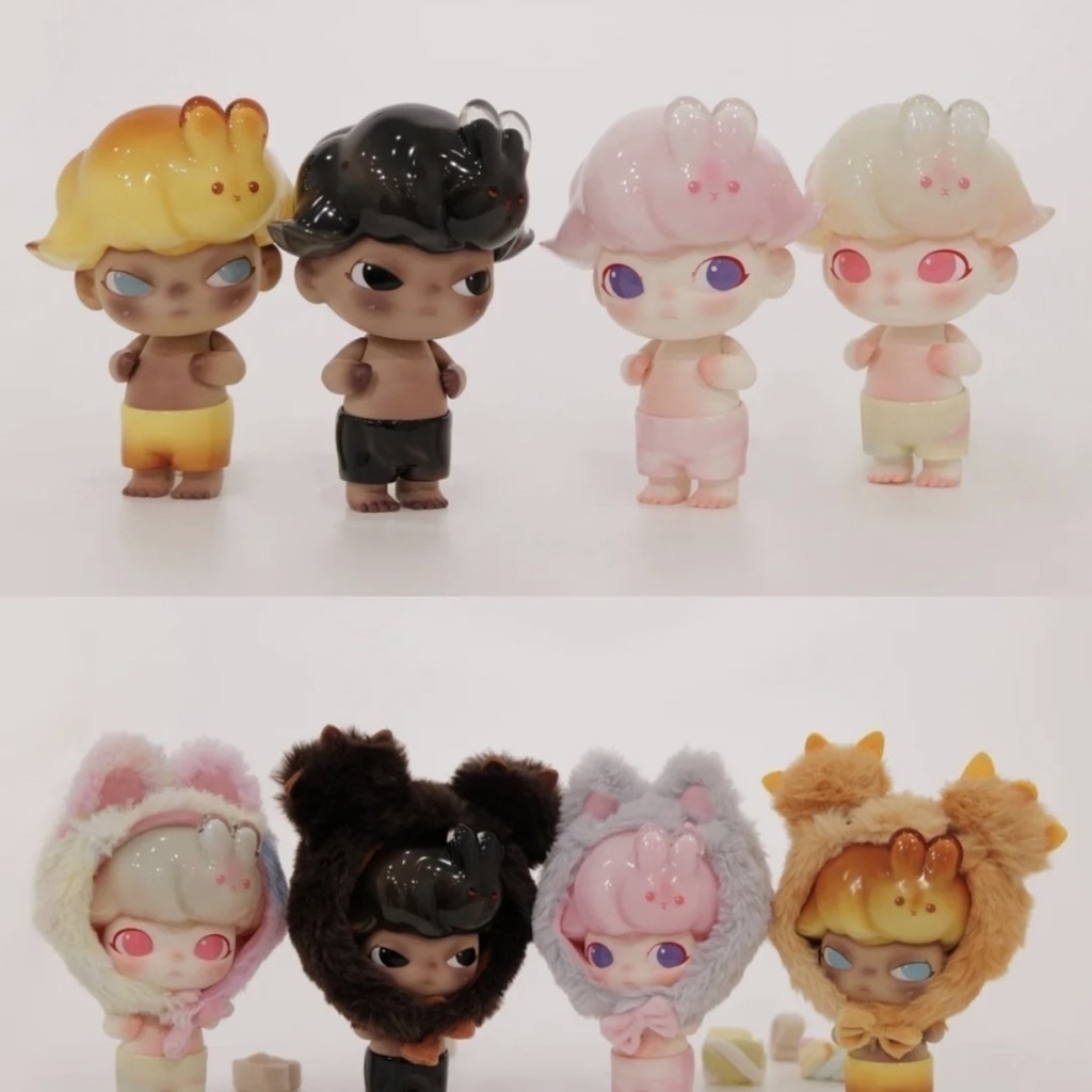 Popmart ฟอง Mart dimoo ห้าตัวอักษรซากุระ Jelly Rabbit Coffee Milk ...