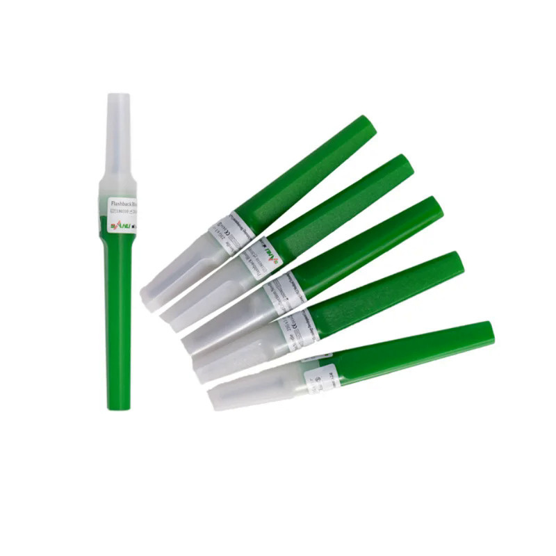 100pcs Medical Sterile Flashback Needle Safety Pen type Needle For ...