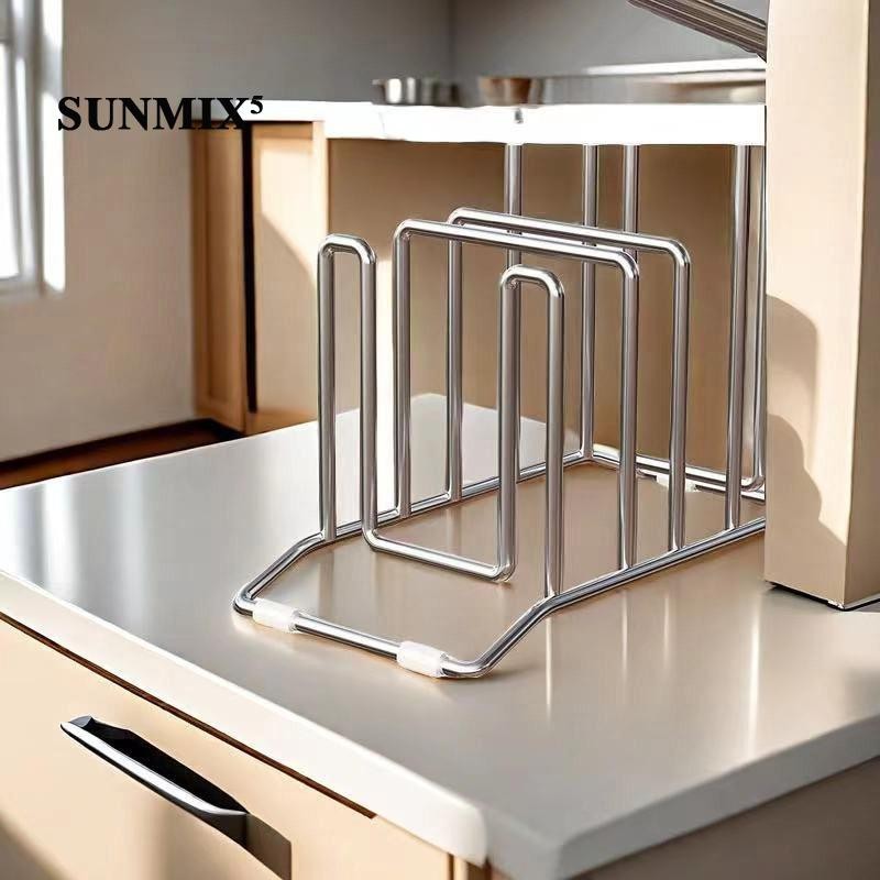 [กีฬาเทรนด์] ที่วางเขียง Rack Pots Pan Lis Rack แบ่ง Bakeware Storage ...