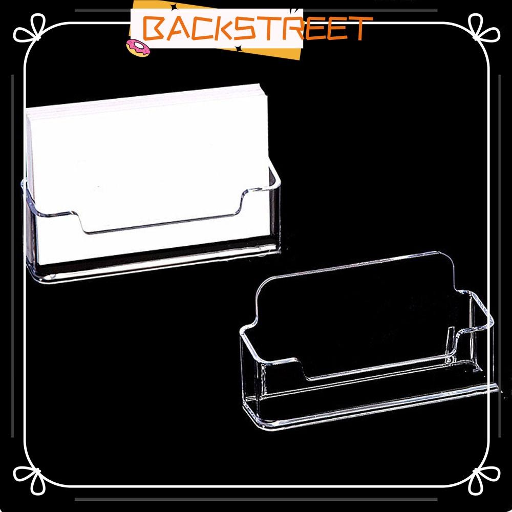 BACKSTAGE Desktop Shelf Box, Location Card Organizer อะคริลิคนามบัตร ...