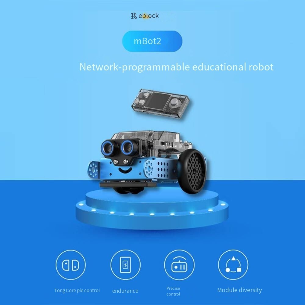 Makeblock mBot2 เด็กโปรแกรมหุ่นยนต์อัจฉริยะของเล่นรถ Python ของเล่น ...