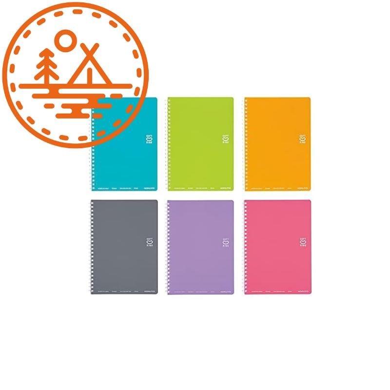 Kokuyo Soft Ring Notebook Dot Grid A5 ชุด 6 สี Ss-V331Bt 6-Book Pack ...