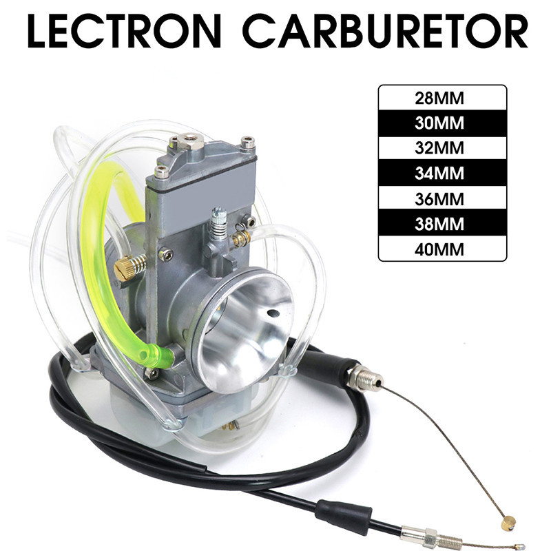 28mm 30mm 32mm 34mm 36mm 38mm 40mm For Lectron Carburetor with Cable ...