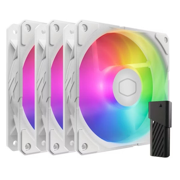 📍รุ่นใหม่ FAN Case Cooler Master SickleFlow Edge 120 ARGB 3-Pack Fan ...