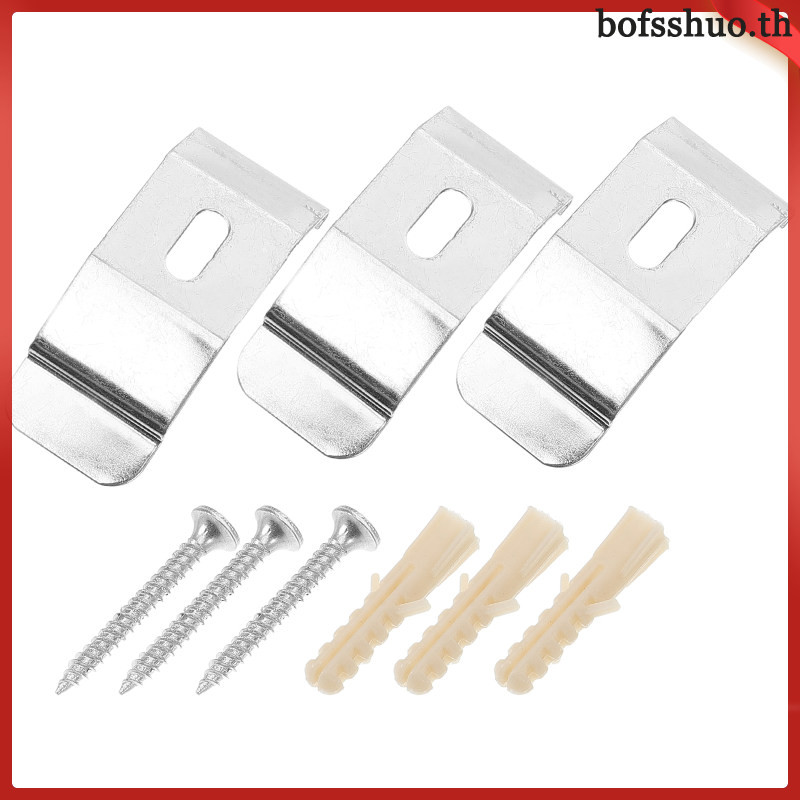 3 ชิ้นผ้าม่านผ้าม่านหน้าต่าง Louver Fixation Brackets อุปกรณ์เสริมผ้า ...
