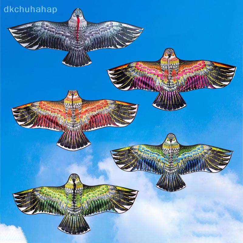 [DKC] Eagle Kite 1.6m พิมพ์ผ้าสดใส Flat Eagle Bright Color ไฟเบอร์กลาส ...