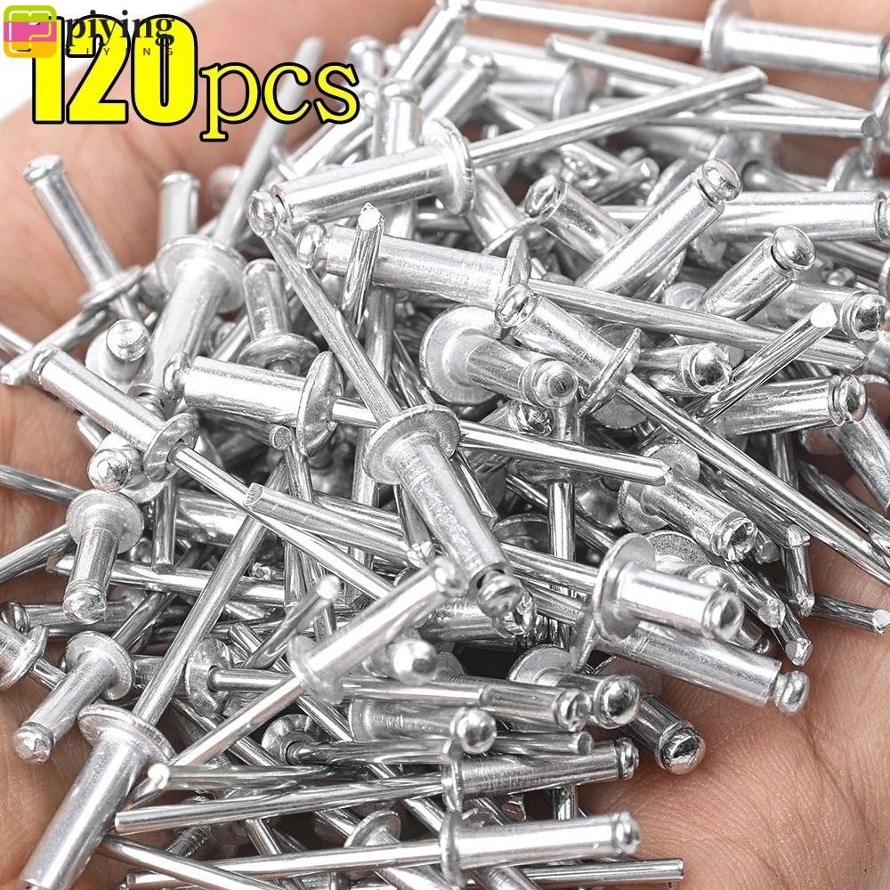 PIYING Self Plugging Rivets เล็บ, หลายขนาดหัวโดม Pop Rivet, DIY ...