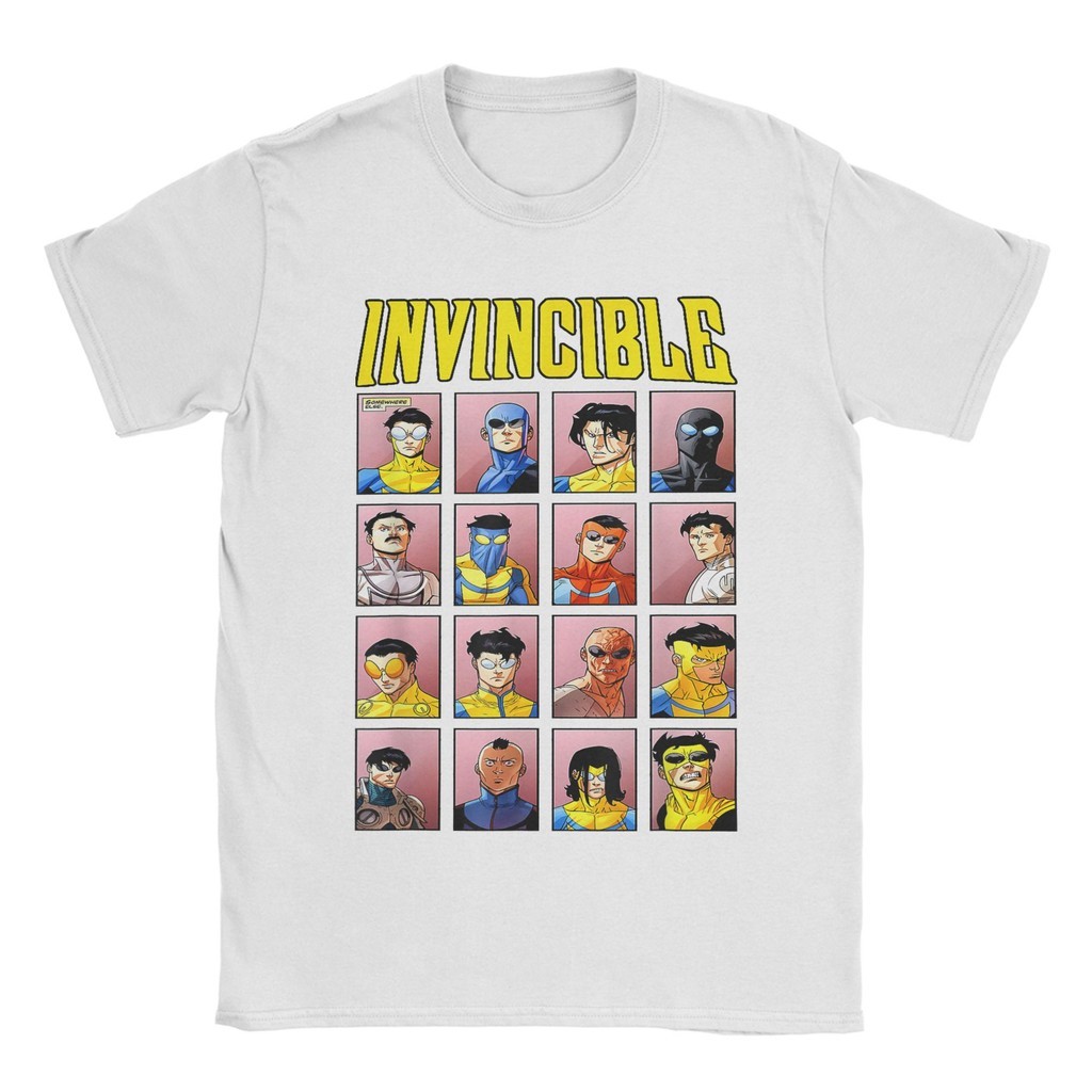 COD Invincible Variant Anime เสื้อยืดผู้ชาย Mark Greyson Superhero แขน ...
