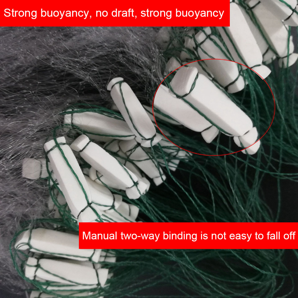 แหอวน Fish Mesh Trap Monofilament Gill Netting Outdoor Fishing Tackle ...