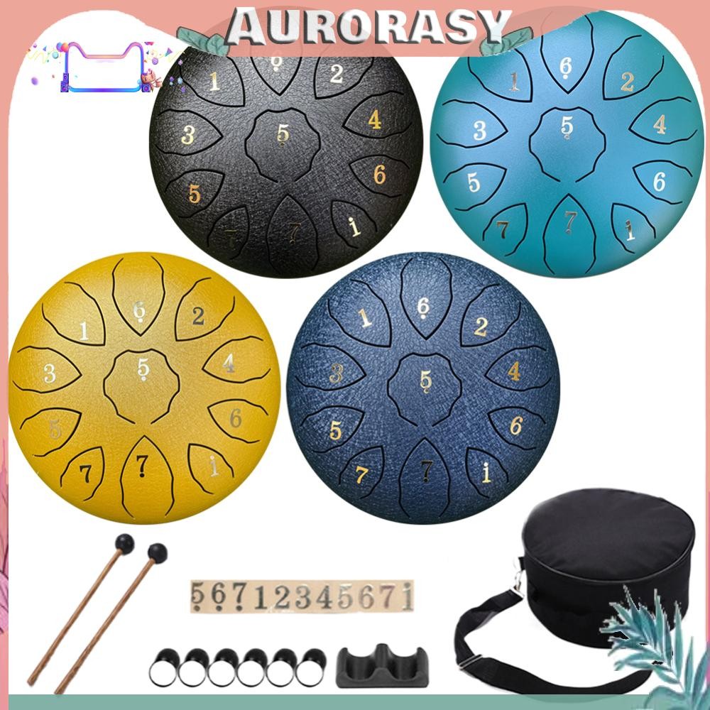 8 นิ้ว 11 หมายเหตุลิ้นเหล็กกลอง F Key Handpan กลองเสียง Healing ...