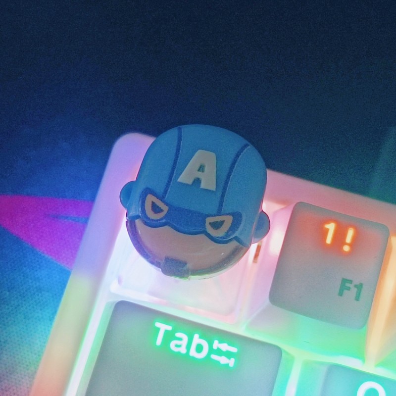 Superman Keycap Cherry R4 Clear Keycaps สําหรับคีย์บอร์ดแบบกลไก ESC ...