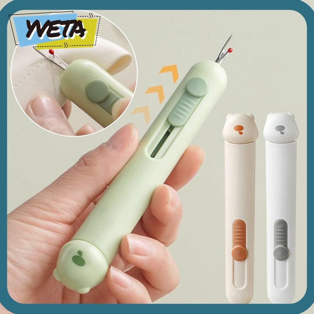 YVETA Picking Thread Remover, Double Head Retractable Threading Needle ...