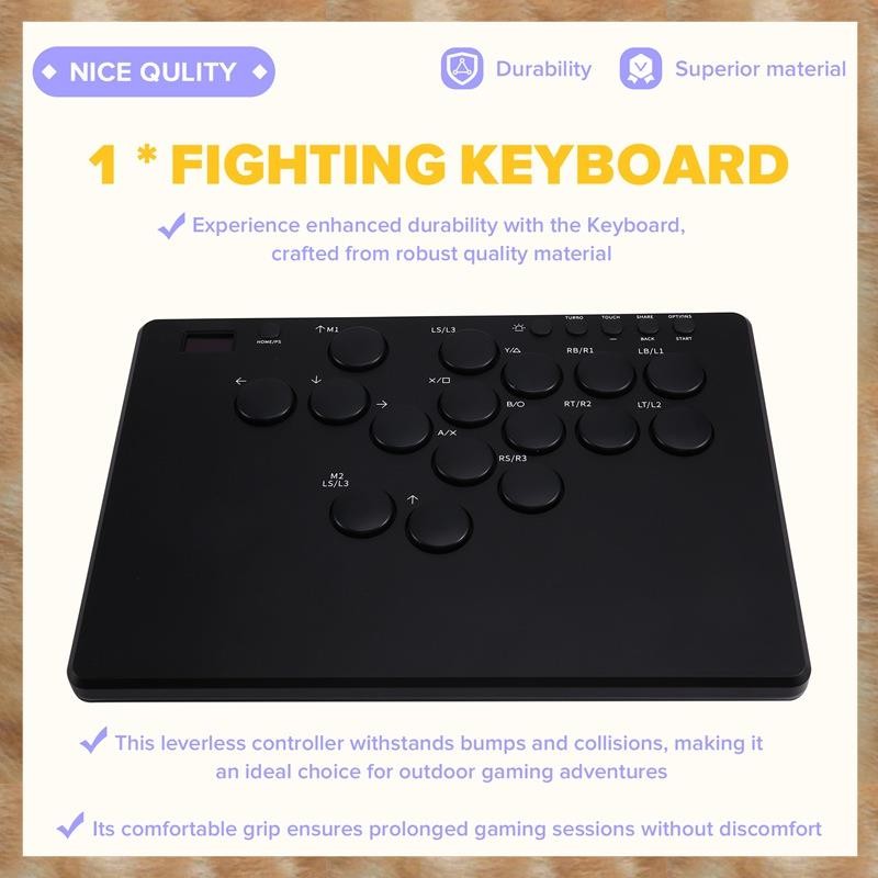 [KYG] คีย์บอร์ดสไตล์ RGB Light Shaker 14-Key 6 คีย์บอร์ดต่อสู้ ...