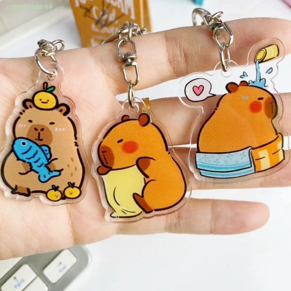 Crosstrade Capybara อะคริลิคพวงกุญแจ,การ์ตูน Capybara อะคริลิคการ์ตูน ...