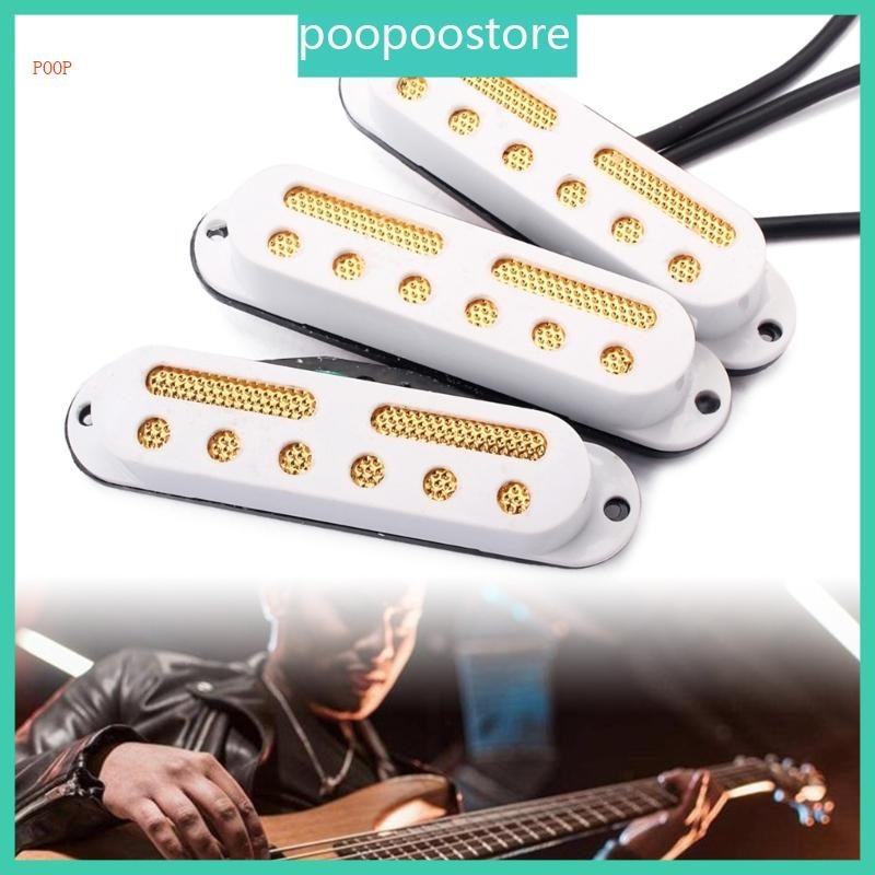 Poop 3 ชิ้นกีตาร์ Hot Rail Pickups Dual Coils 4 สาย Mini Humbucker ...