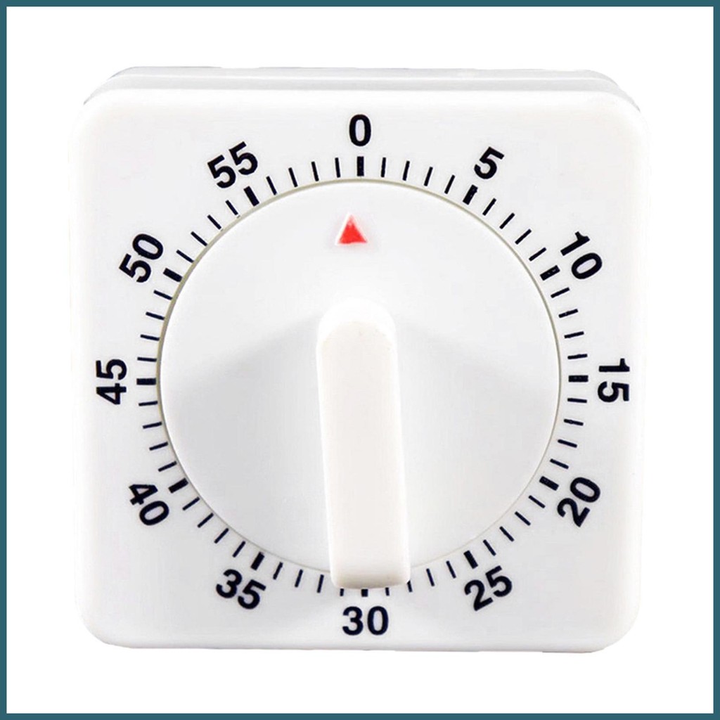 ห้องครัว Wind Up Timer 60-Minute Square Mechanical Timer Baking ...