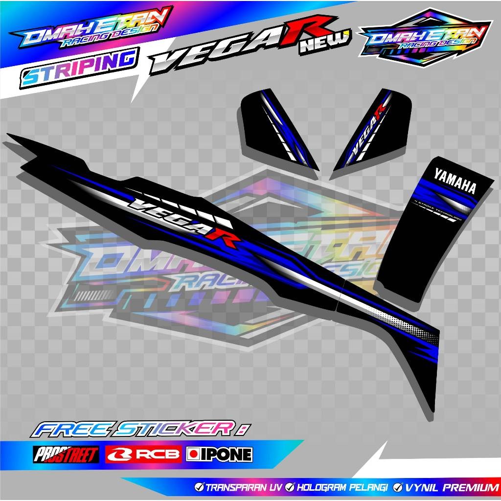 Striping VARIATION YAMAHA VEGA R NEW / สติ๊กเกอร์ LIST MOTORCYCLE ...
