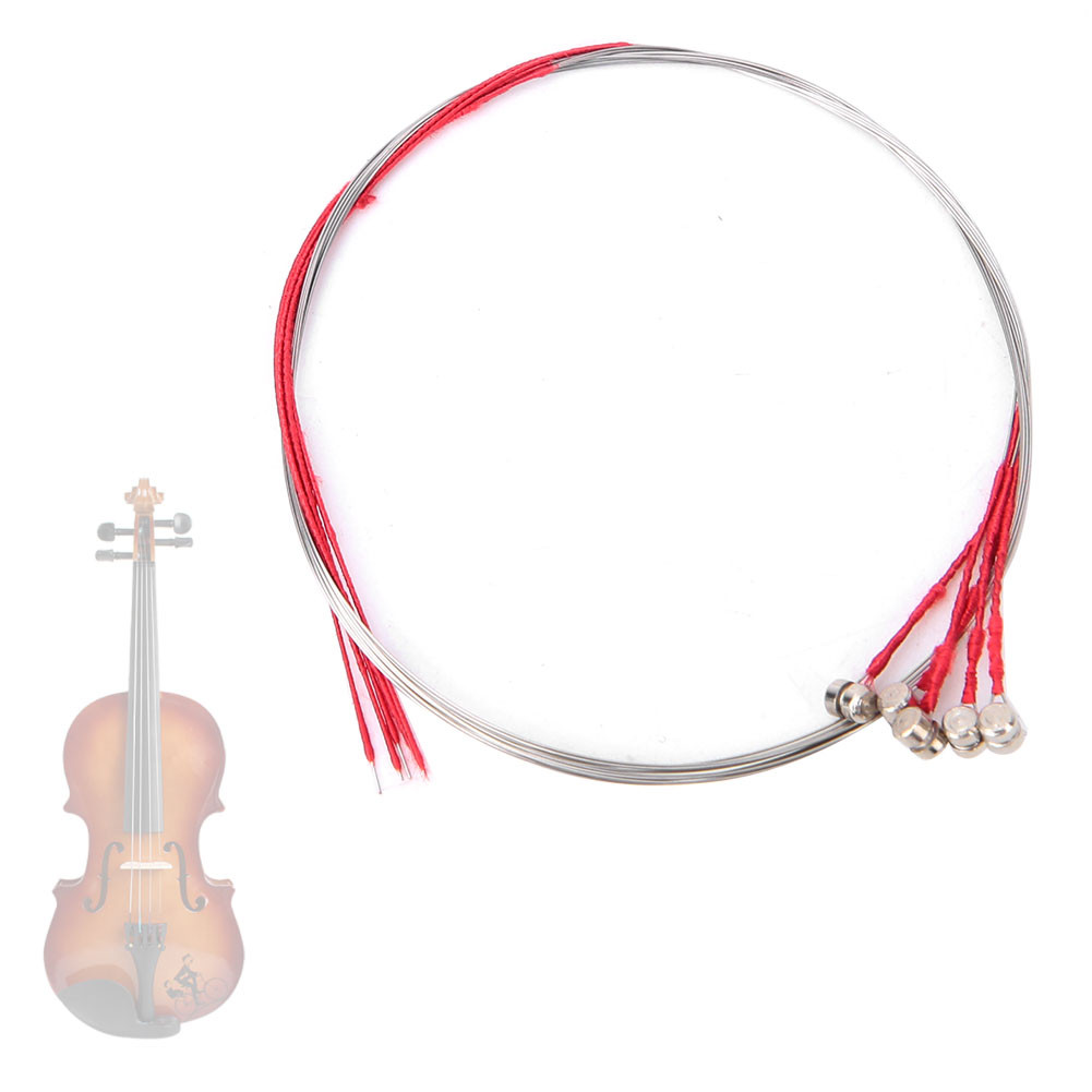 Musiclover-th Steel Strings แทน E Violins 3/4 และ 4/4 หัวสตริปหัวบอลหัว ...