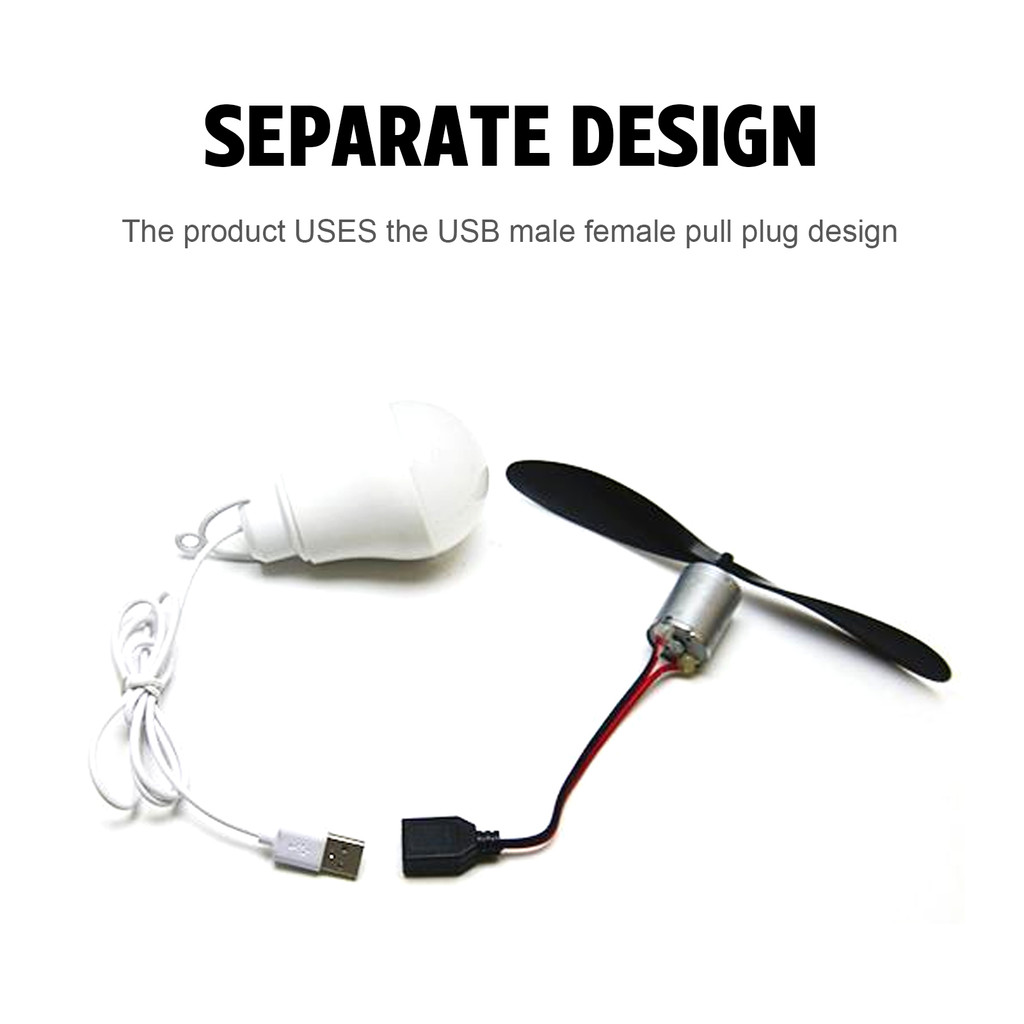 ใหม่ 1PC USB 1M 20V 5W Mini Wind Turbine มอเตอร์ Led Windmill Micro ...