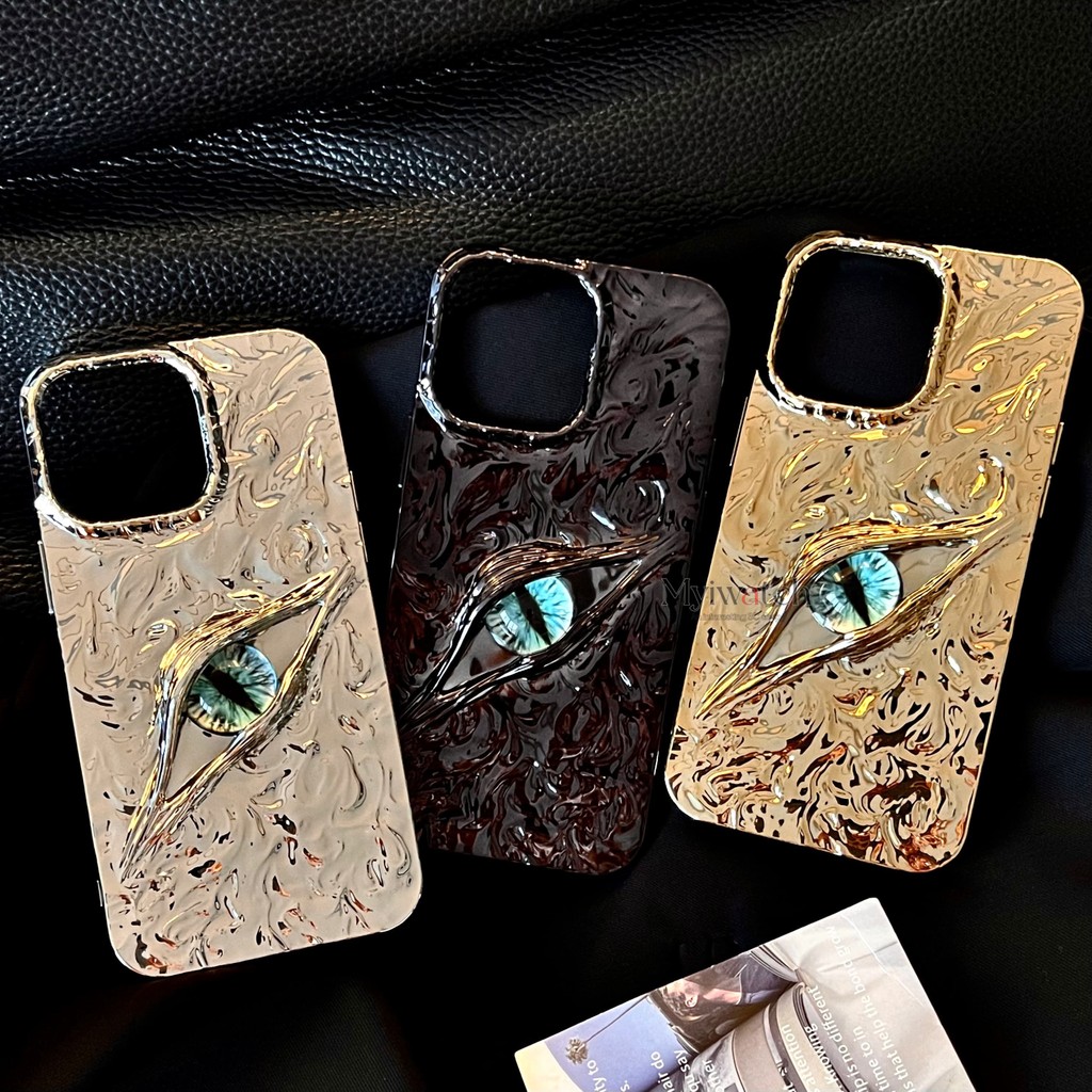 ใหม่ 3D Creative Devils Eye Soft Case สําหรับ iPhone 17 16 15 14 13 12 ...