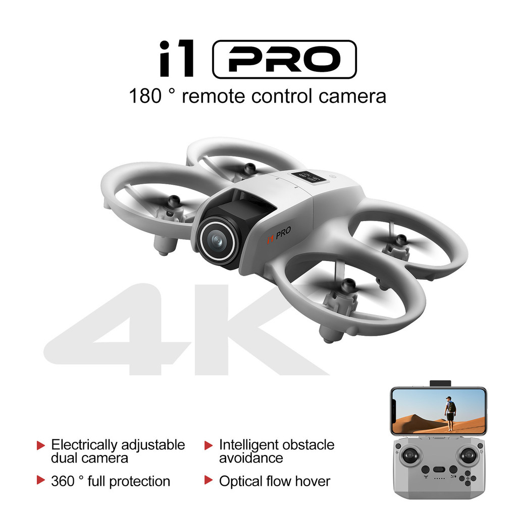 I1PRO Drone Aerial กล้อง HD รีโมทคอนโทรลเครื่องบินระงับ Quadcopter Dual ...